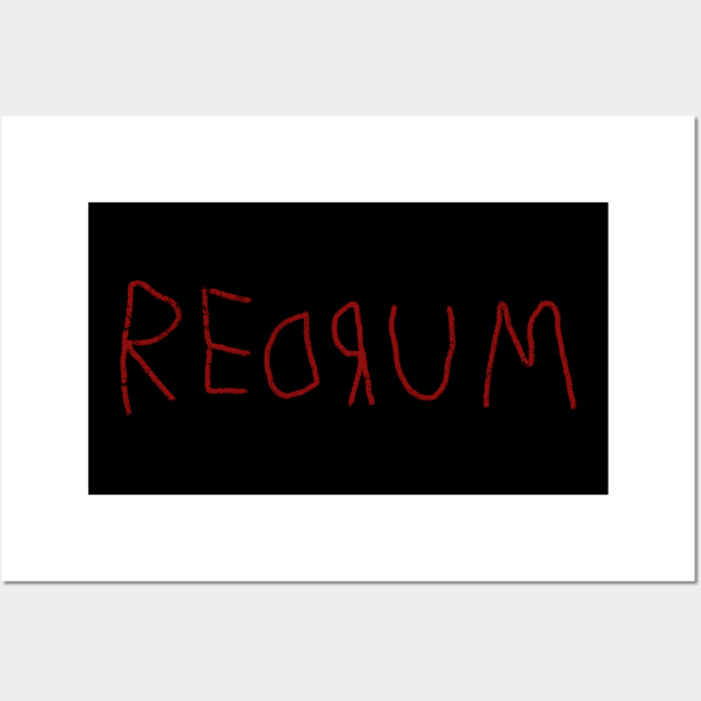 REDRUM Wall Art by tvshirts